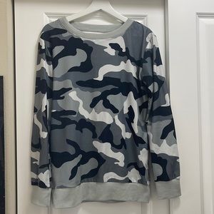 Camo long sleeve shirt